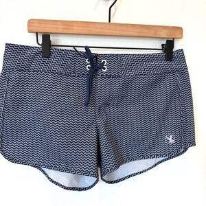 Carve Designs Blue Chevron Print Women's Board Shorts Size 4 -Swim Beach Surf